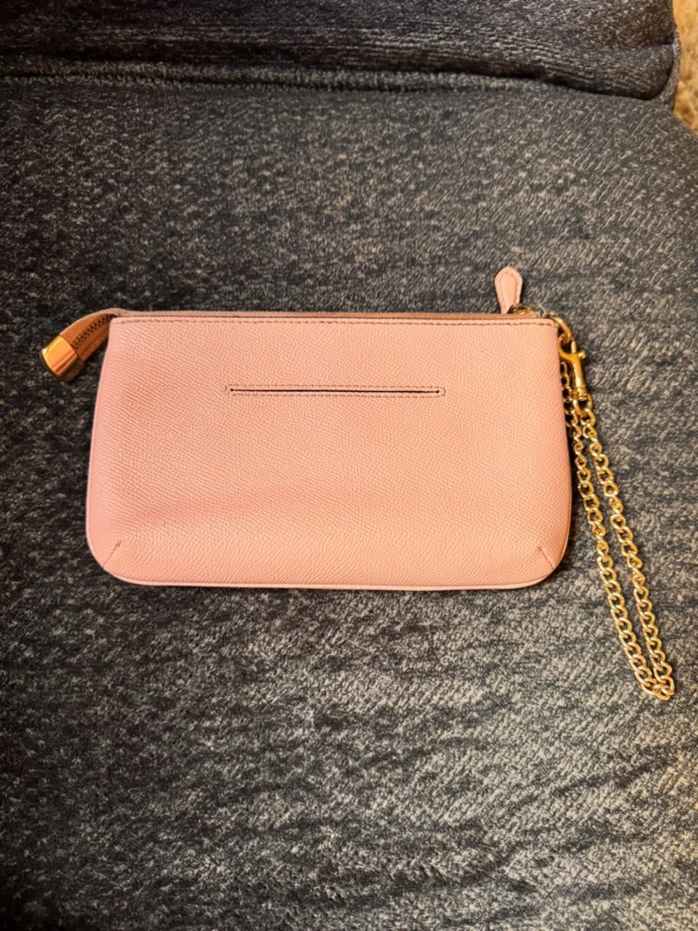 Coach Large Wristlet with Chain in Pink (Style F73044) - Picture 2 of 4